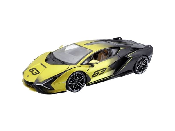 BBURAGO Lamborghini Sian FKP 37 1:18, Modellsuperbil, Förmonterad, 1:18, Lamborghini Sian FKP 37, Alla, Metall, Plast