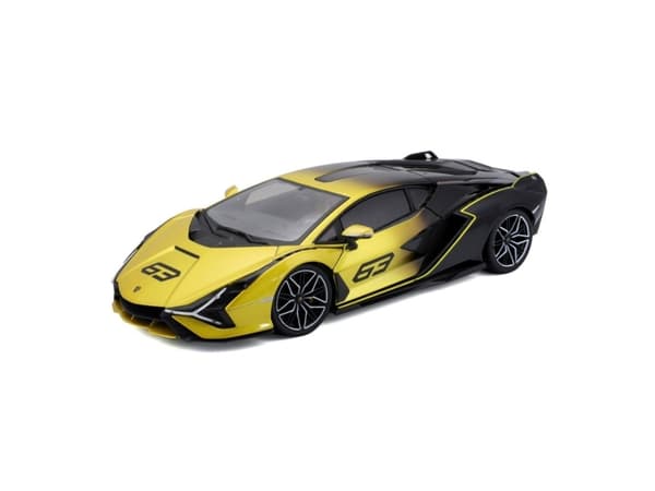 BBURAGO Lamborghini Sian FKP 37 1:18, Modellsuperbil, Förmonterad, 1:18, Lamborghini Sian FKP 37, Alla, Metall, Plast