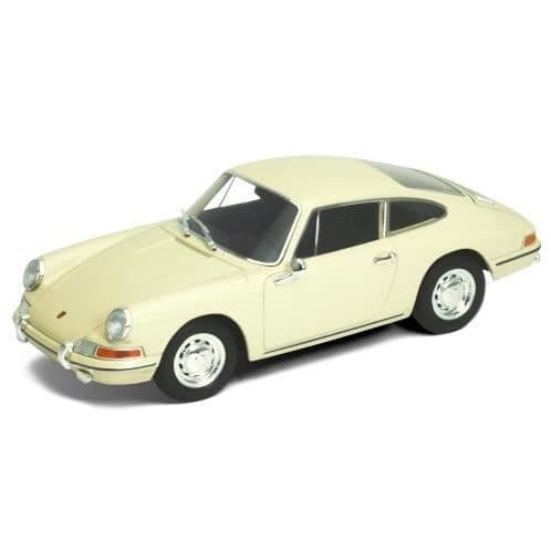 Miniatyrer monterade - Welly - Porsche 911 - Beige - 1/24 - Sedan &amp; Coupé