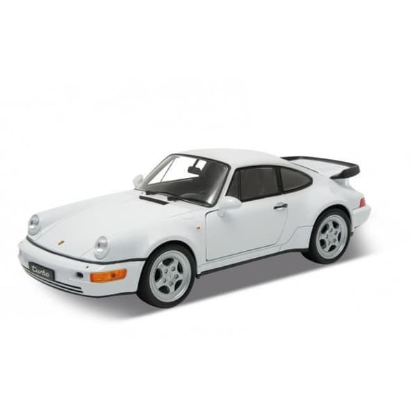 Monterade miniatyrer - Porsche 911 (964) Turbo vit 1/24 Welly