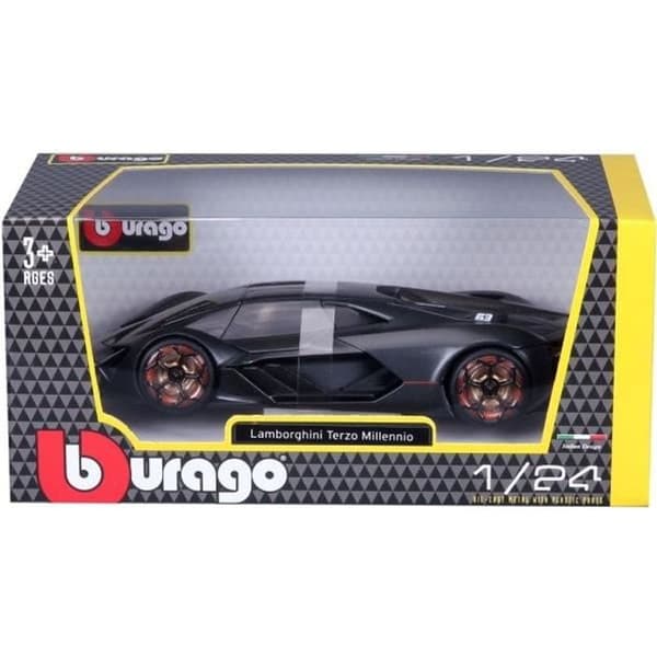Monterade miniatyrer - Lamborghini Terzo Millennio Grey 1/24 Burago