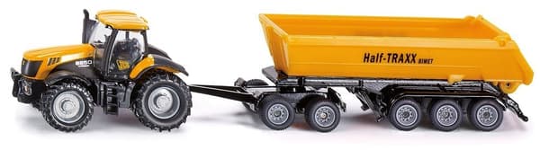 SIKU 1:87 Jcb med dolly og tipptilhenger (313-1858)