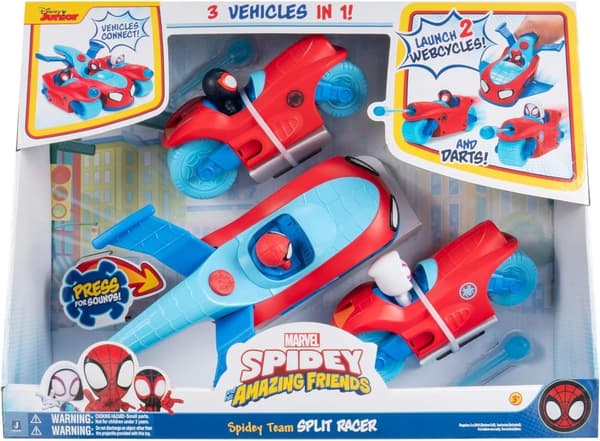 Spidey Amazing Friends Spidey Team Split Racer
