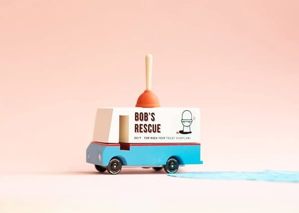 Candylab Toys - Rörmokarbil - DAM