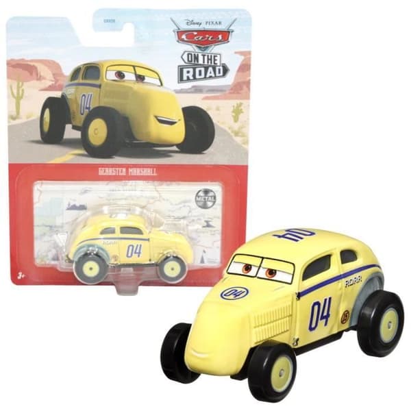 Disney Cars Die Cast 1:55 Bil - Mattel - Racing Style - Vit
