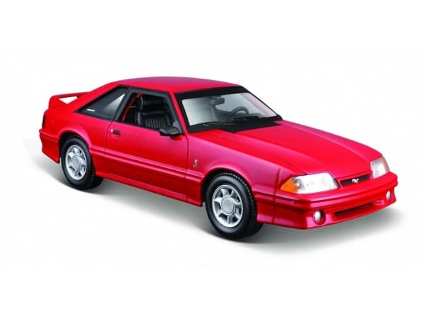 Maisto Ford Mustang SVT Cobra 1963, röd modellbil i skala 1:24