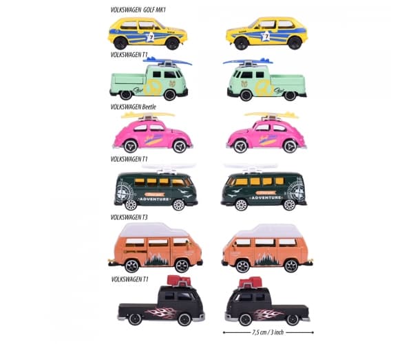 Majorette VW The Originals Premium Car, Car, 3 yr(s), Metal, Plastic, Assorted colours
