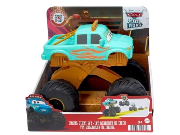 Disney Pixar Cars Disney och Pixars Bilar på väg Circus Stunt Ivy, Monstertruck, 3 År, Plast, Brun, Mintfärgad