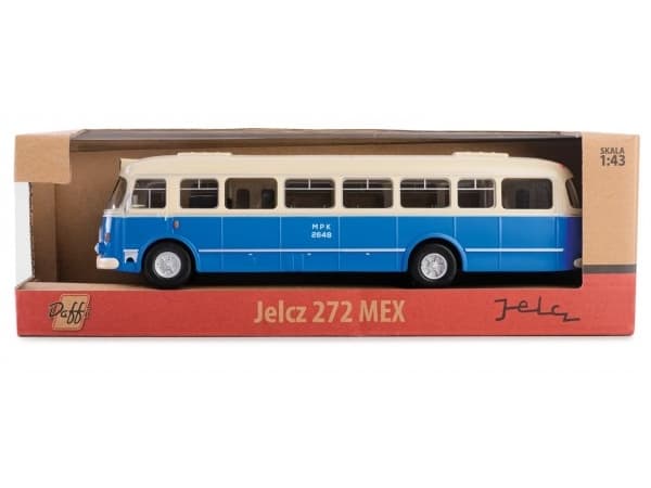 METAL BUS 1 43 JELCZ 272 MEX BLUE WB DAFFI M-913