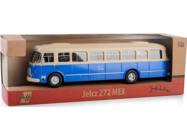 METAL BUS 1 43 JELCZ 272 MEX BLUE WB DAFFI M-913