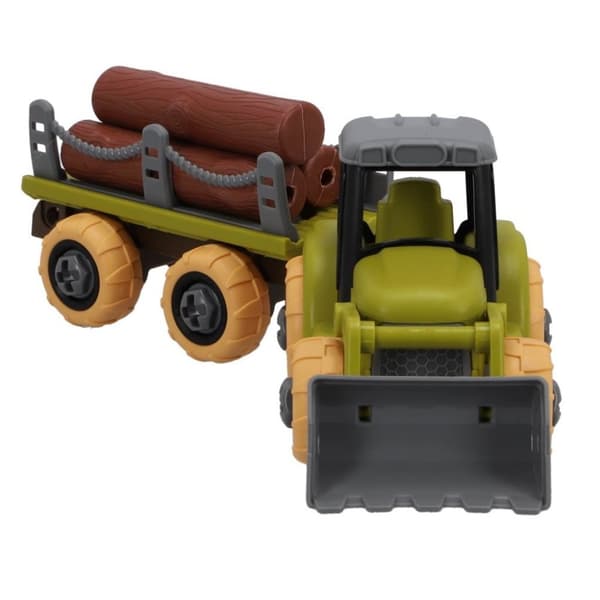Traktor med trailer
