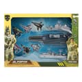 Miniatyrbillede 2 af 2: Toi Toys Alfafox Military hangarskib med Launch Jet Fighters