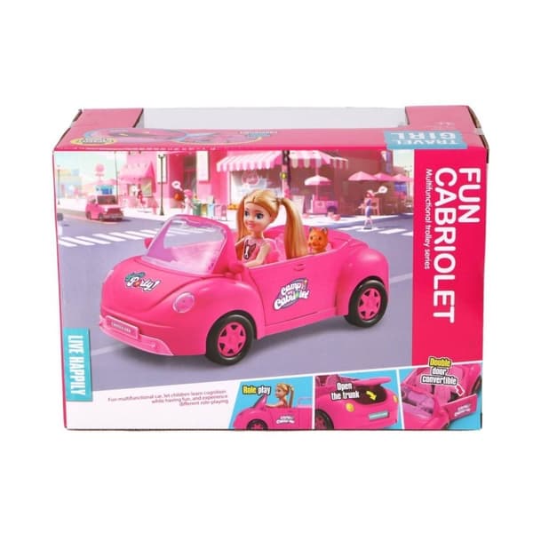 Sjov Cabriolet med Pop Pink
