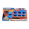 Miniatyrbillede 1 af 6: Pop-up biltransporter + 2 trykstøbte køretøjer
