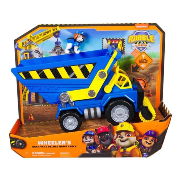 Paw Patrol Rubble and Crew sopbil + ljus och ljud