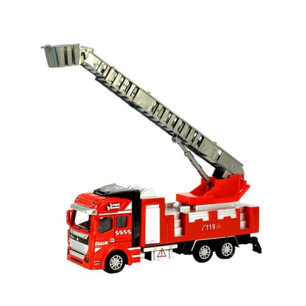 Metal støbt brandbil