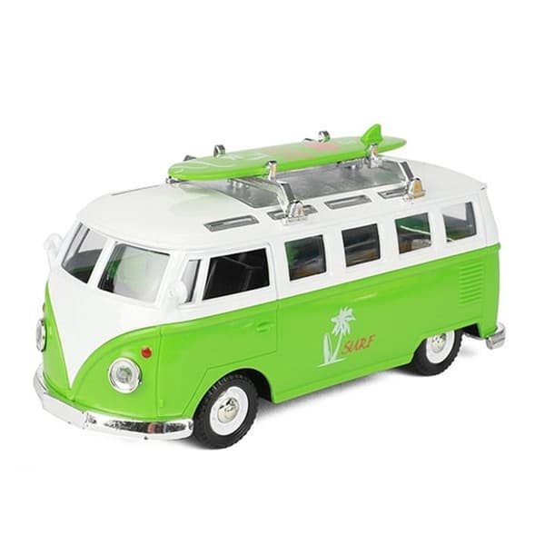 Metall VW Bus + Ljus och Ljud Assorted