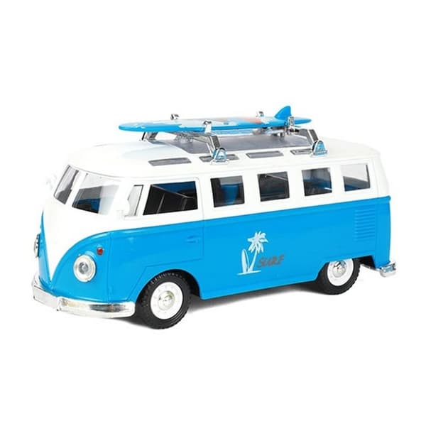 Metall VW Bus + Ljus och Ljud Assorted