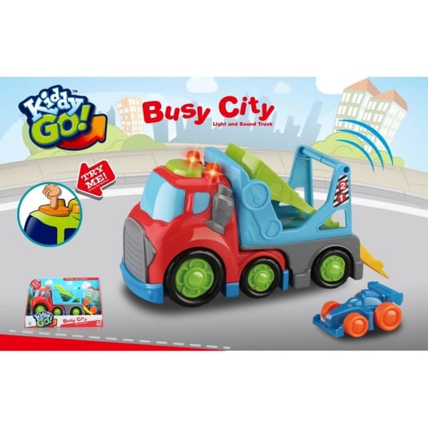 Kiddy Go Biltransporter + Lys og Lyd 19,5 cm