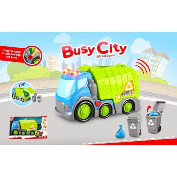 Kiddy Go Skraldevogn + Lys og Lyd 31 cm