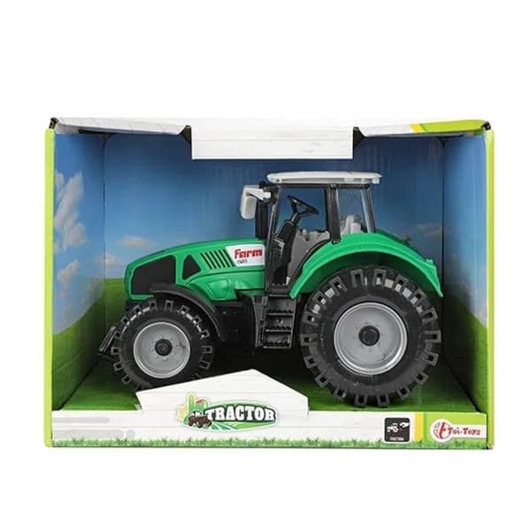Traktor 19 cm Grøn