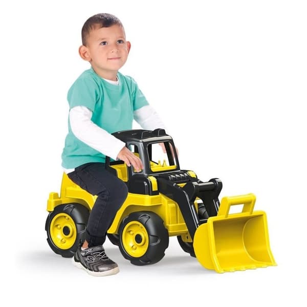 Dolu Max Power Bulldozer Walking Car 36x72x31 cm Gul/Sort