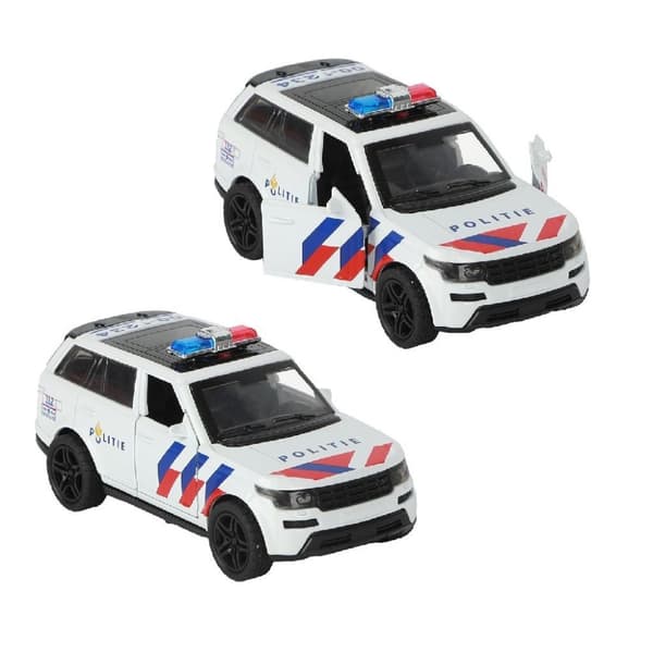 112 Pull-Back Police SUV 1:36 + Lys og lyd