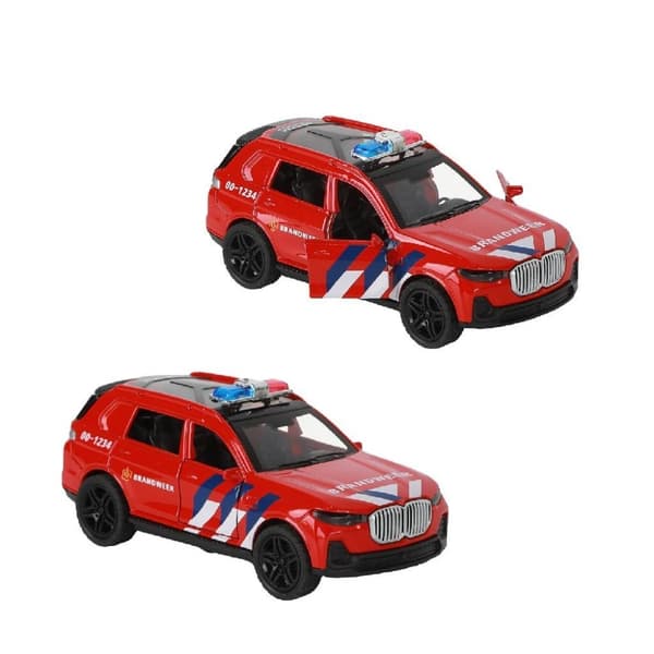 112 Pull-Back Brandvæsen SUV 1:36 + Lys og Lyd
