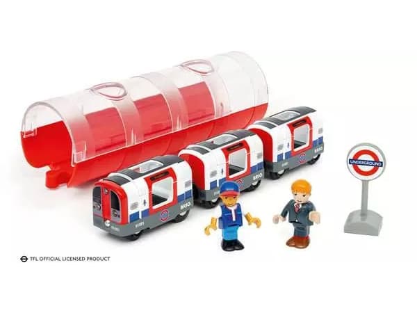 BRIO London Underground Train, Tog, 3 år, Plast, Flerfarget