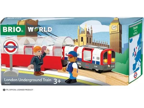 BRIO London Underground Train, Tog, 3 år, Plast, Flerfarget