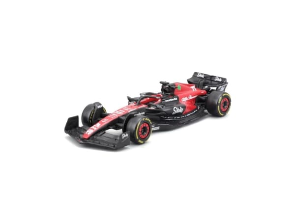 BBURAGO Alfa Romeo C43 (2023) - #77 Bottas, Sportsbil, Montert på forhånd, 1:43, Alfa Romeo Orlen C43, Alle kjønn, Metall, Plast