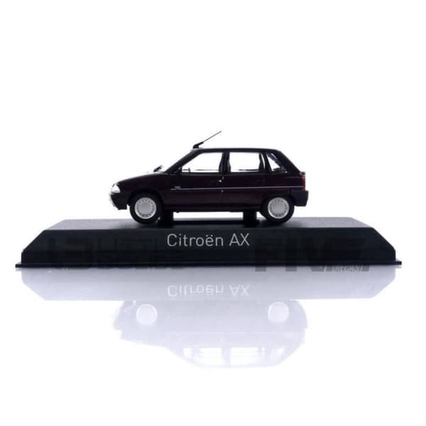 Miniatyrbil - NOREV - CITROEN AX Ten - 1992 - Röd - 1/43