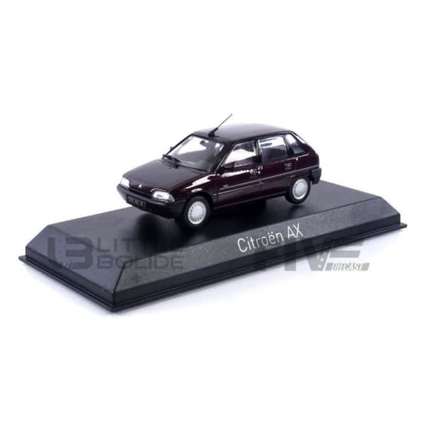 Miniatyrbil - NOREV - CITROEN AX Ten - 1992 - Röd - 1/43