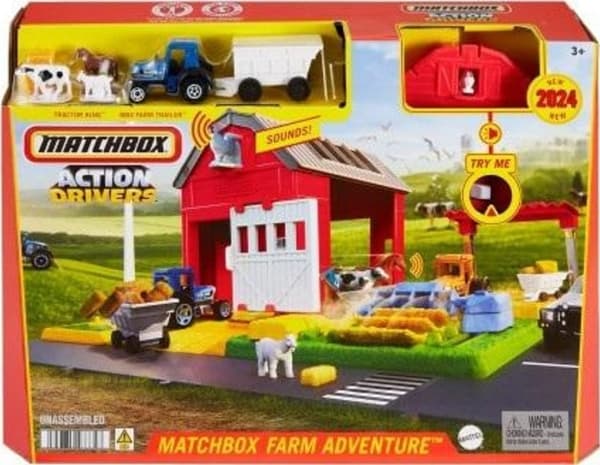 Mattel MB FARMA DZW TRAKTOR FIGURES HRY42 PUD3