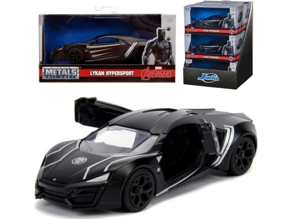 Jada Toys 253222004, Bil, 8 år, Metall, Sort, Hvit