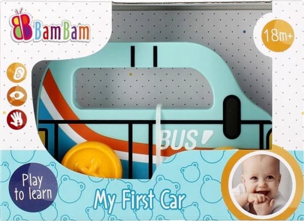 BamBam BAM BAM KJØRETØY BYBIL MIX4 19X14X8 WB 96