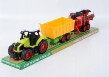 Gazelo Traktor med jordbruksmaskiner