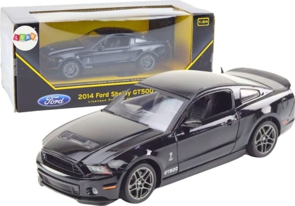 LeanToys Auto Ford Shelby GT500 1:24 Skala Drive Black
