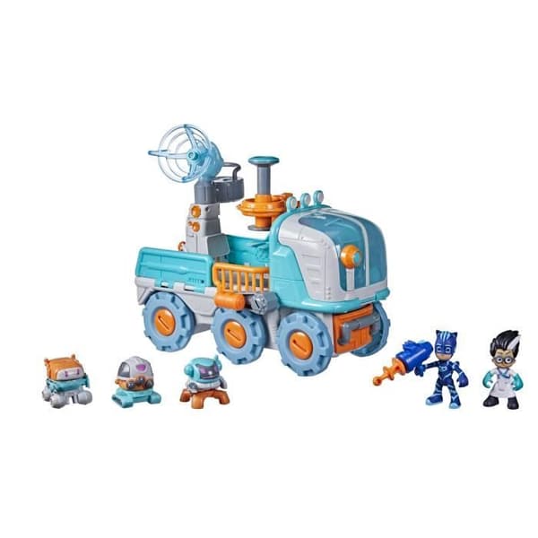 PAJAMASKER - Roméos Robo-Labo - Förskoleleksak - 2 i 1 fordon med robo-labo - från 3 år