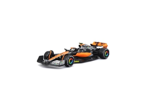 BBURAGO McLaren MCL60 (2023) - #4 (Norris), Modellsportbil, Förmonterad, 1:43, McLaren F1 MCL60, Alla, Metall, Plast