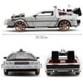 Miniatyrbild 2 av 2: Miniatyrbil - JADA - Time Machine - Back to The Future 3 - Skala 1:24 - LED-ljus - Öppna dörrar