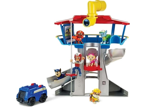 PAW Patrol Look-out Playset, Ajoneuvo ja ratasetti, 3 vuosi/vuosia, LR44, Monivärinen
