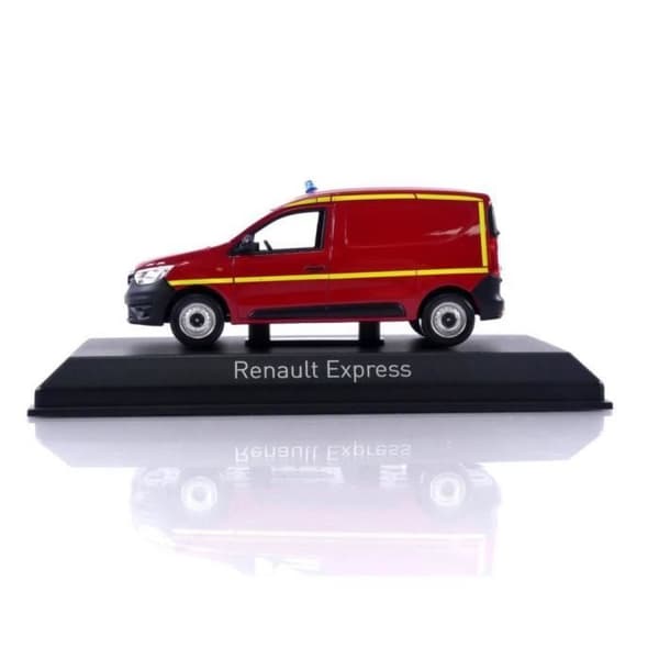 Samlarbil i miniatyr - NOREV - RENAULT Express Pompiers - 1/43 - Röd / Vit - 2021