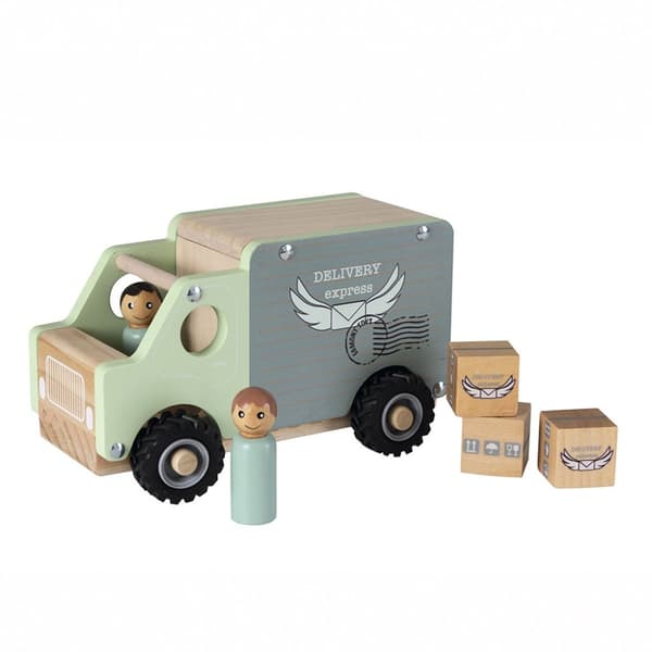 Egmont Toys Stor lastbil af træ - (511122)