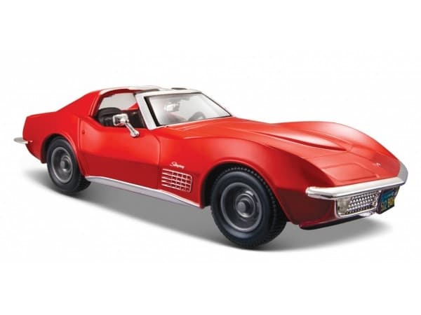 Modell metallowy Chevrolet Corvette 1970 czerwony