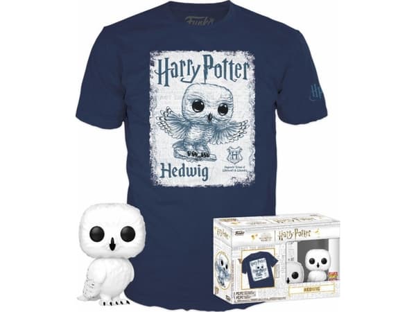 Funko Pop PROMO FUNKO POP hahmo T-paita Harry Potter L + POP Hedwid 63609