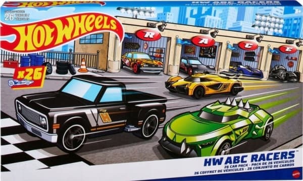***IM HOT WHEELS SET OF 26 CARS WITH LETTERS HKL76/6