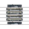 Miniatyrbild 1 av 3: Märklin 42470 H0 stickad vagnset "precious white" från CIWL