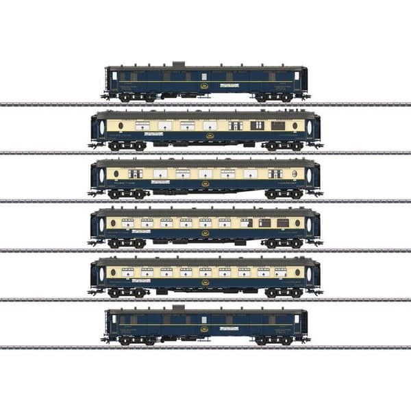 Märklin 42470 H0 stickad vagnset "precious white" från CIWL