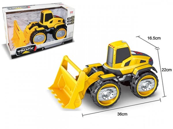 Brimarex Truck spychacz på batterier św./dźw. (1575883)